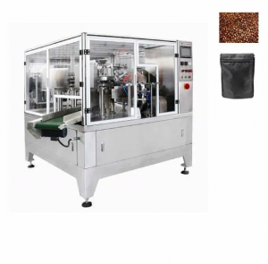 Makinë rrotulluese për paketim automatik të qeseve të qëndrueshme të kokrrave të kafesë