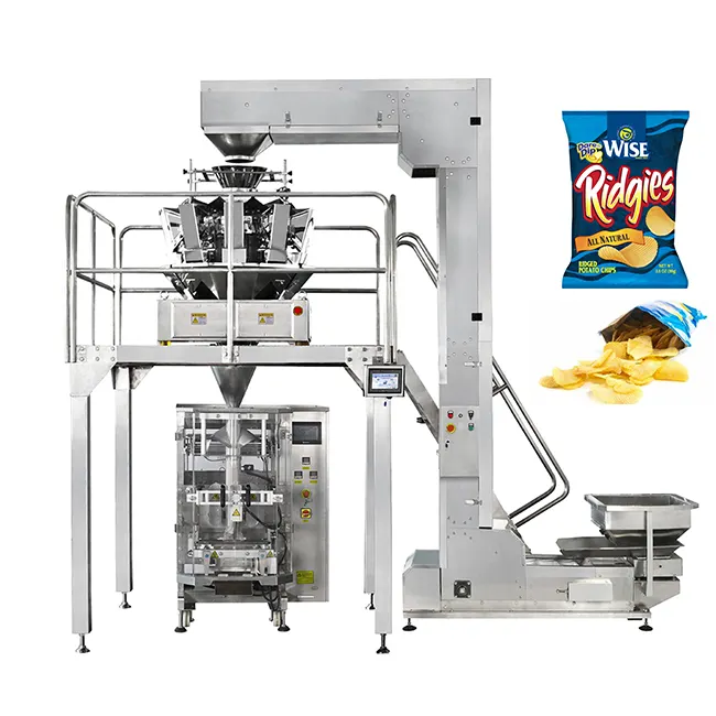 China VFFS pillow bag weighing sealing vertical packaging machine for ...