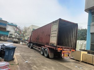 Linie de ambalare a unghiilor de livrare în Vietnam